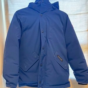 Blue Canada Goose Boys Winter Parka